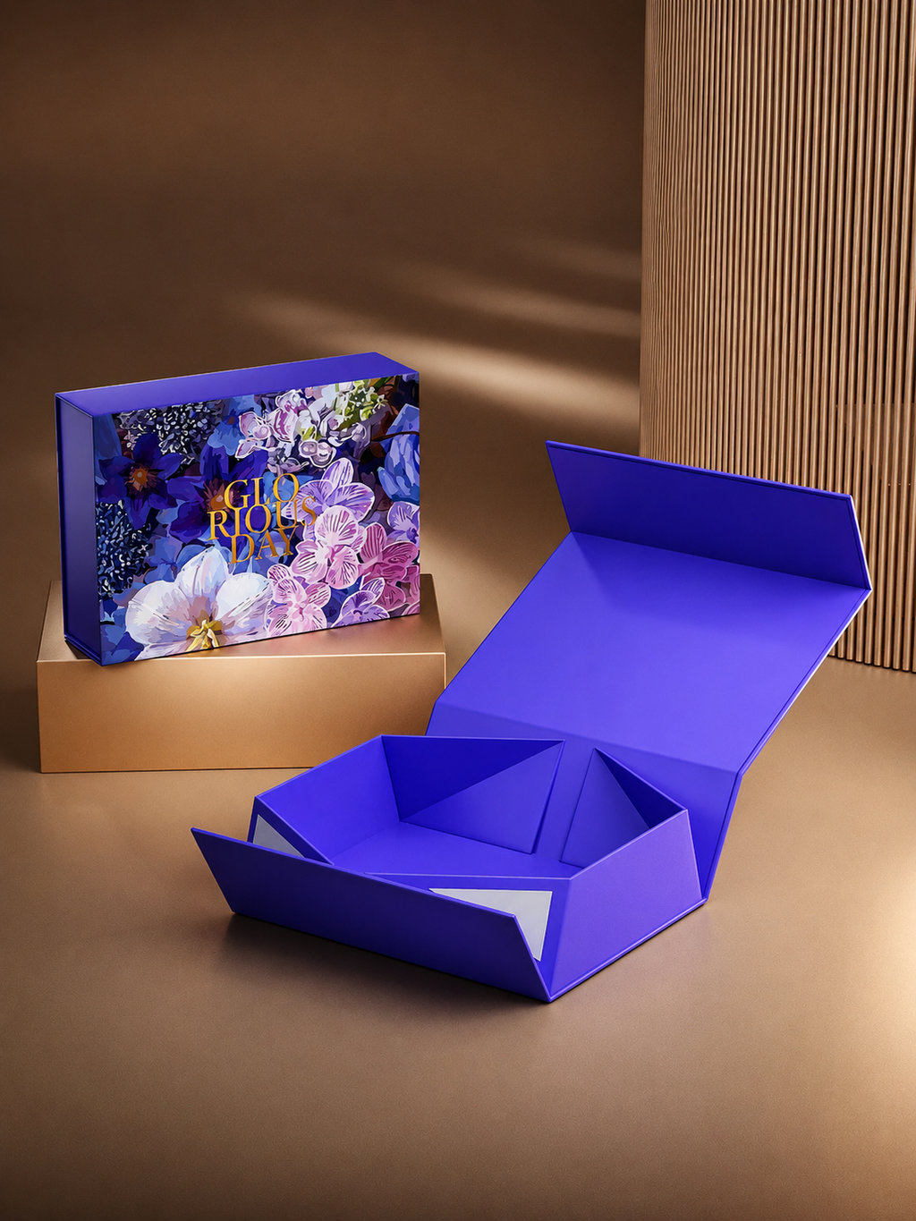 Custom Foldable Book Style Box | Four Size