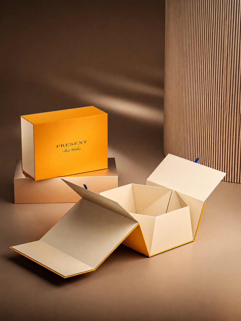 Custom Foldable Book Style Box | Four Size
