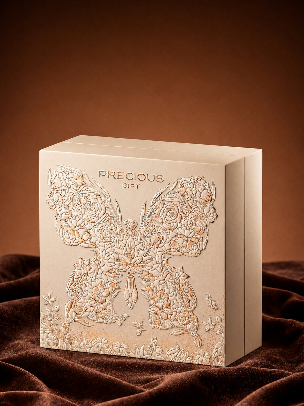 Custom Lid and Base Box | 7" × 7" × 1.7" | Jewelry Display | Product Replaceable