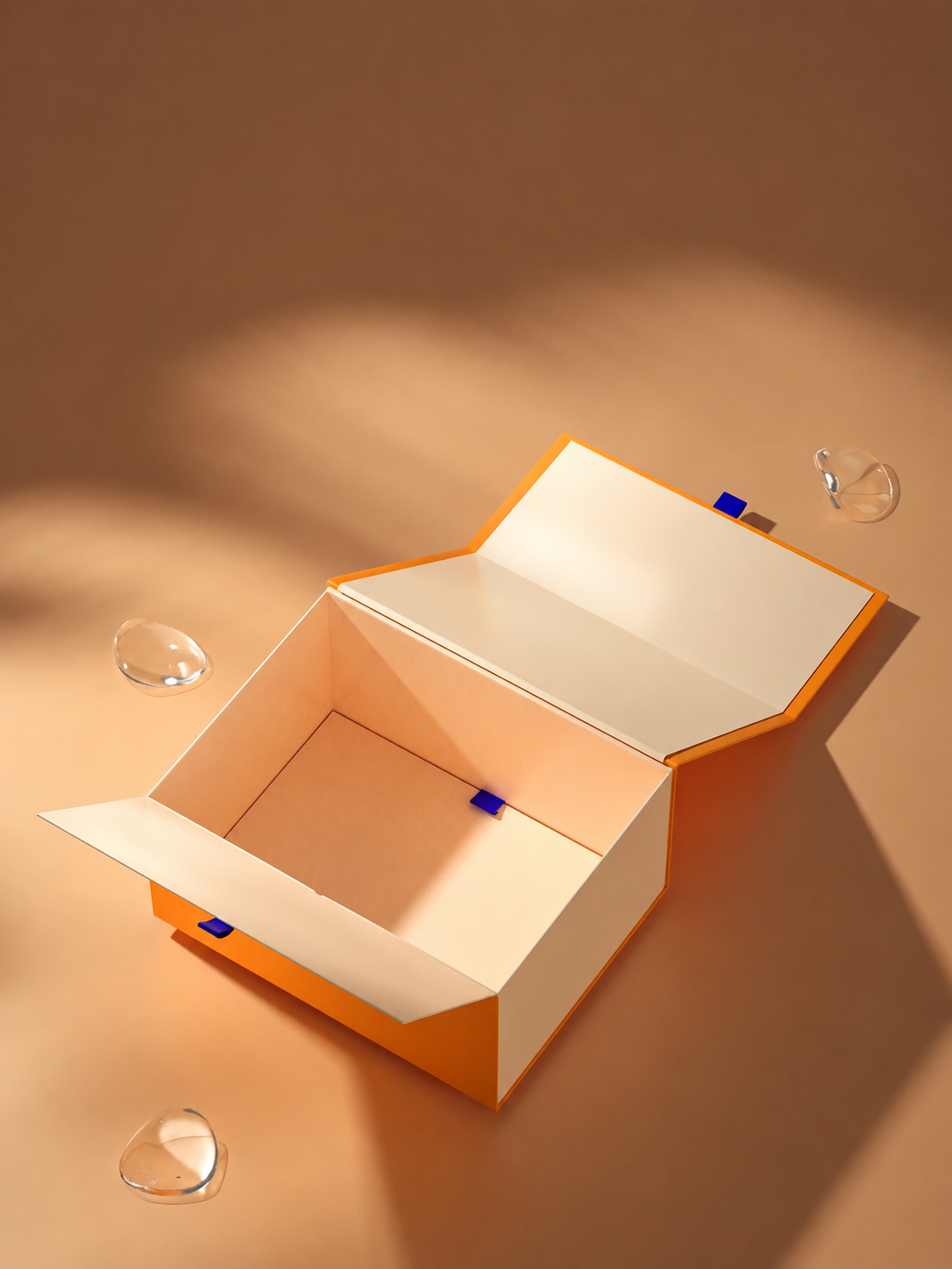 Custom Foldable Book Style Box | 8.6" × 7.8" × 2"